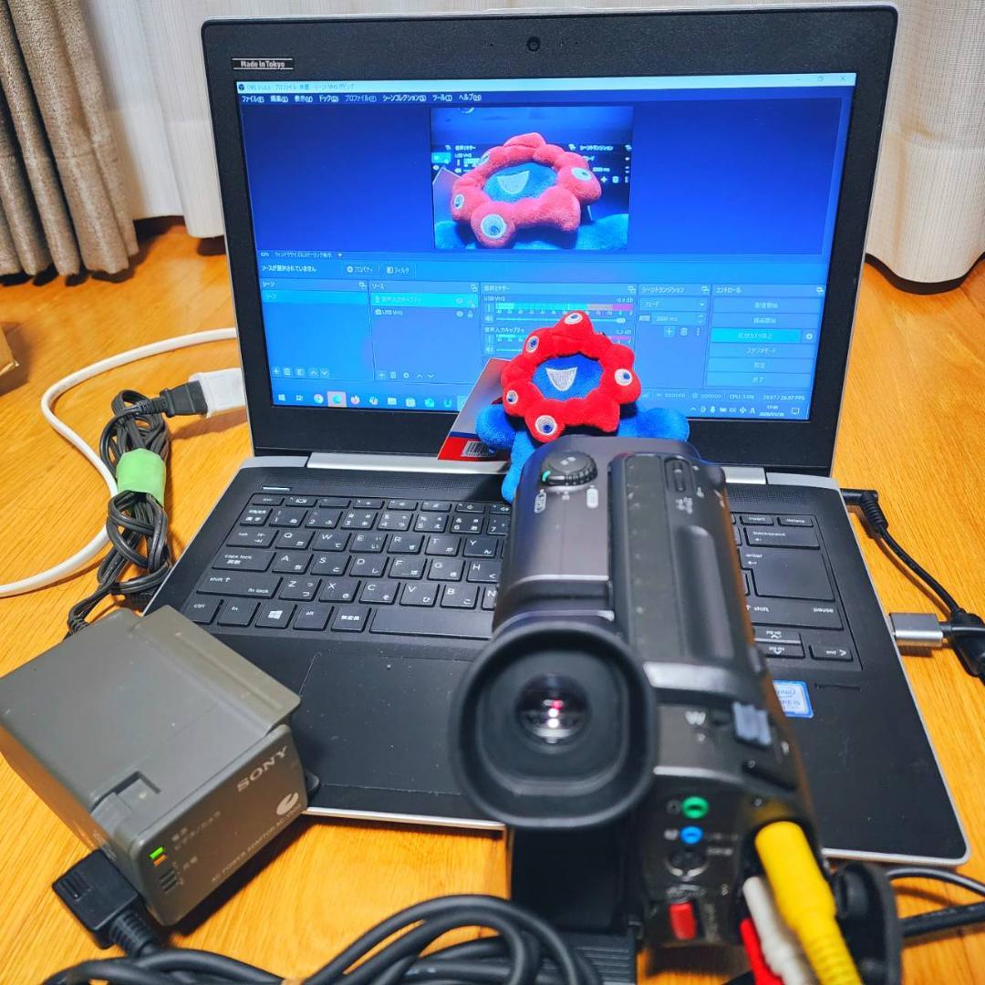 【動作確認済】SONY 高画質 Hi8 ビデオカメラ CCD-TR3 セット