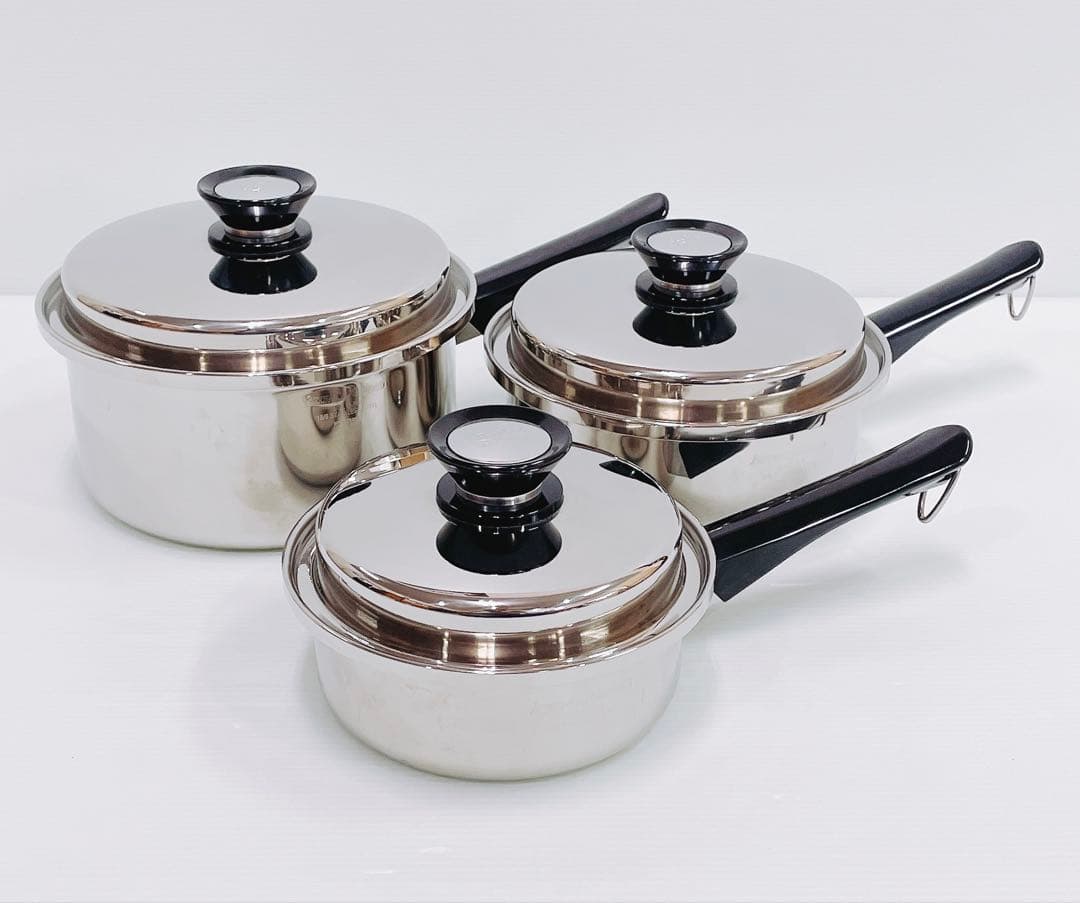 【未使用品】Amway Queen Cook セット 18-8ステンレス製