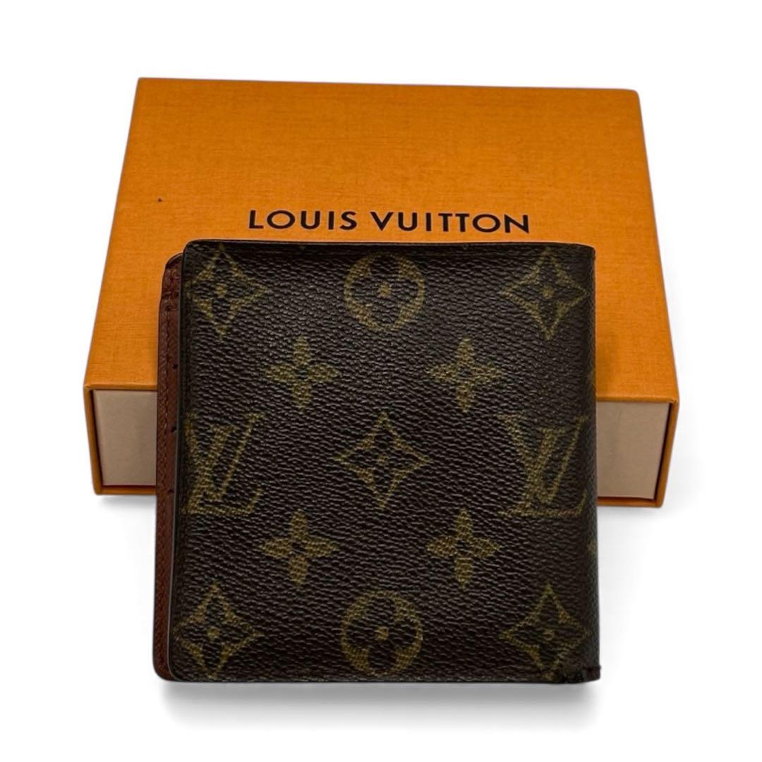 【美品】ルイヴィトン ポルトフォイユ マルコ 財布 モノグラム CA0072
