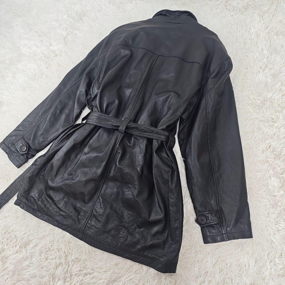 【高級！】イタリア製 GULLIT MEN　羊革コート 52 XL-XXL