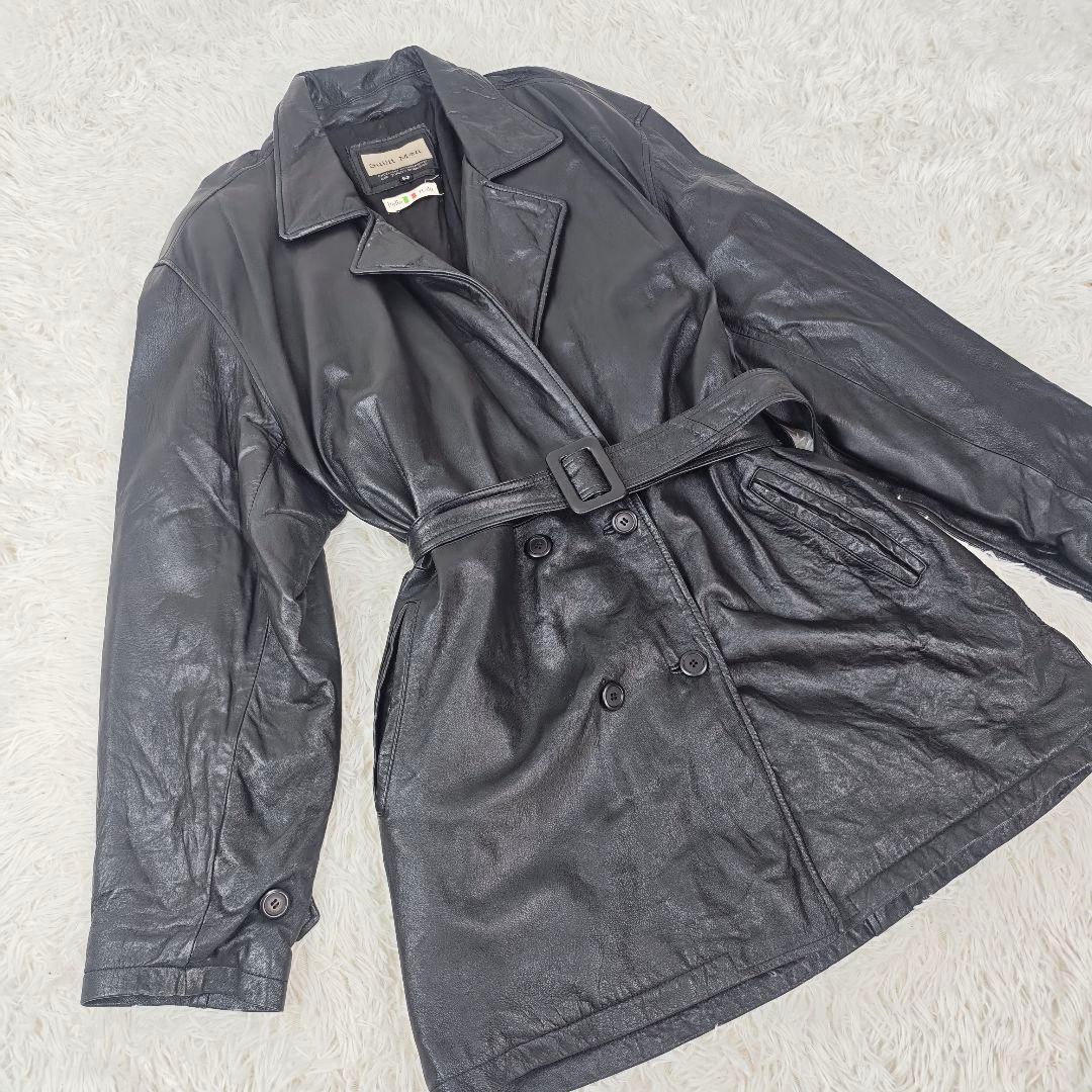 【高級！】イタリア製 GULLIT MEN　羊革コート 52 XL-XXL