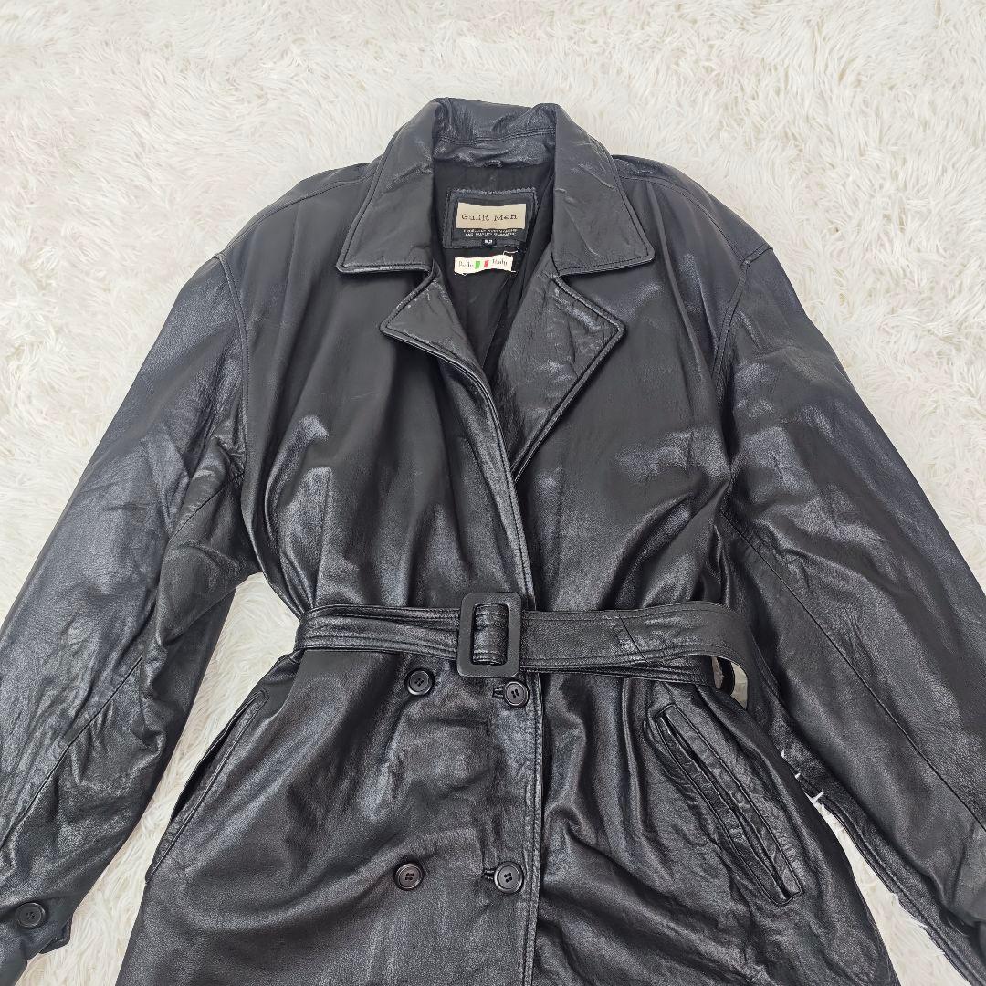 【高級！】イタリア製 GULLIT MEN　羊革コート 52 XL-XXL