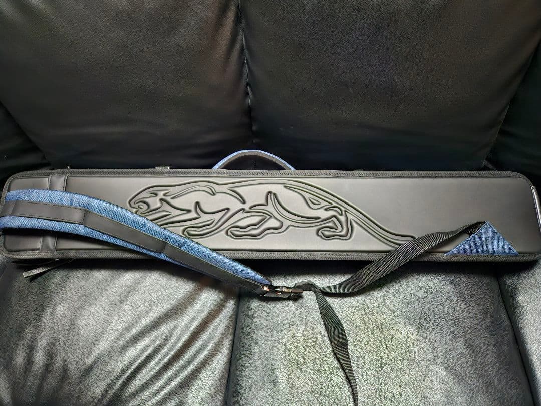 プレデターキューケース URBAIN 2バット4シャフト ソフト ブルー