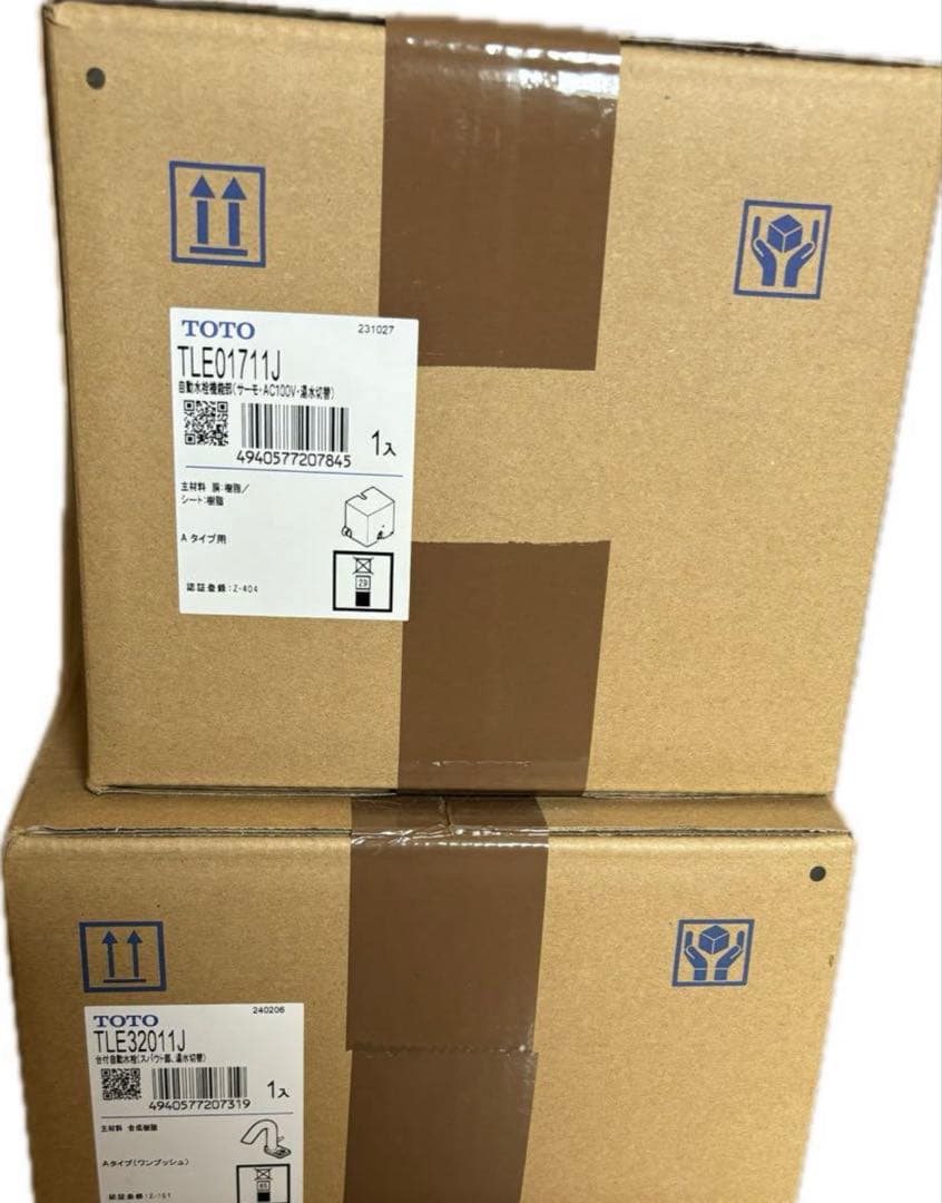 未使用■TOTO 自動水栓機能部セット TLE32011J/TLE01711J
