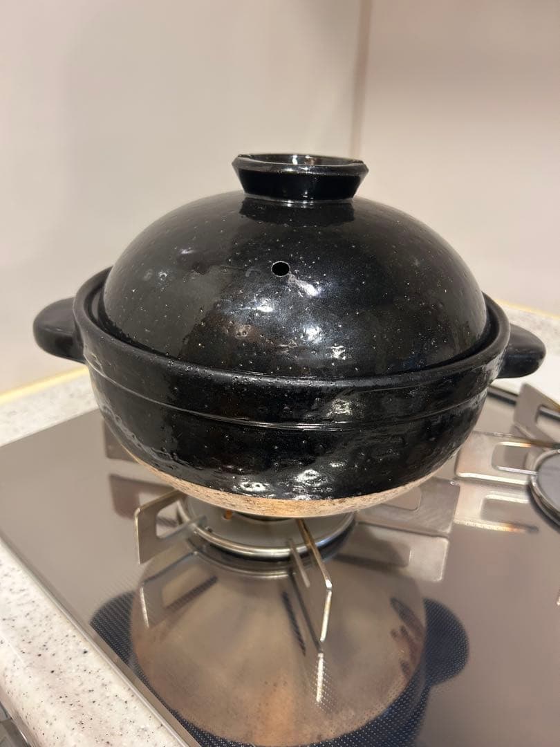 長谷園　かまどさん　土鍋　3合