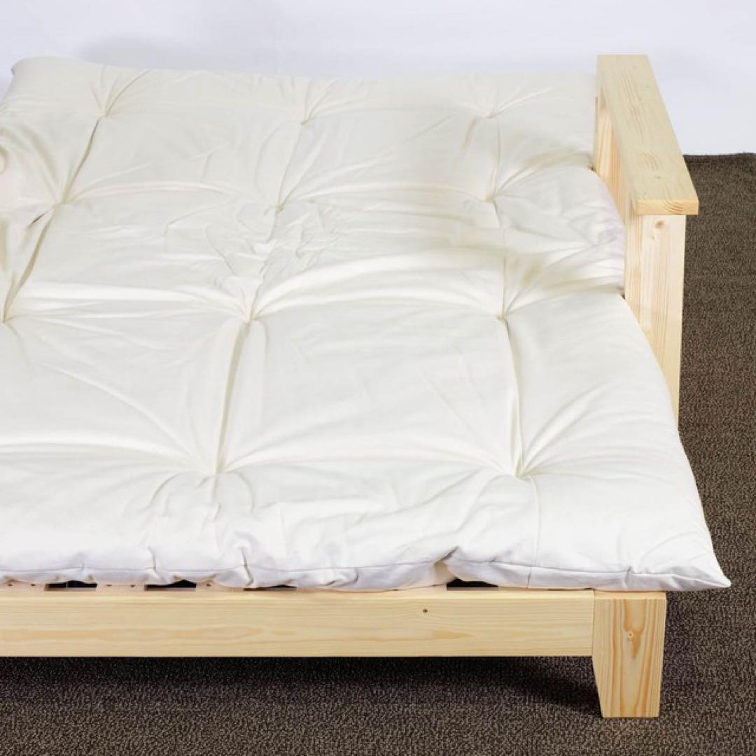 K新品 DINO ソファベッド 敷布団 単品 セミダブル 日本製 コットン 布団