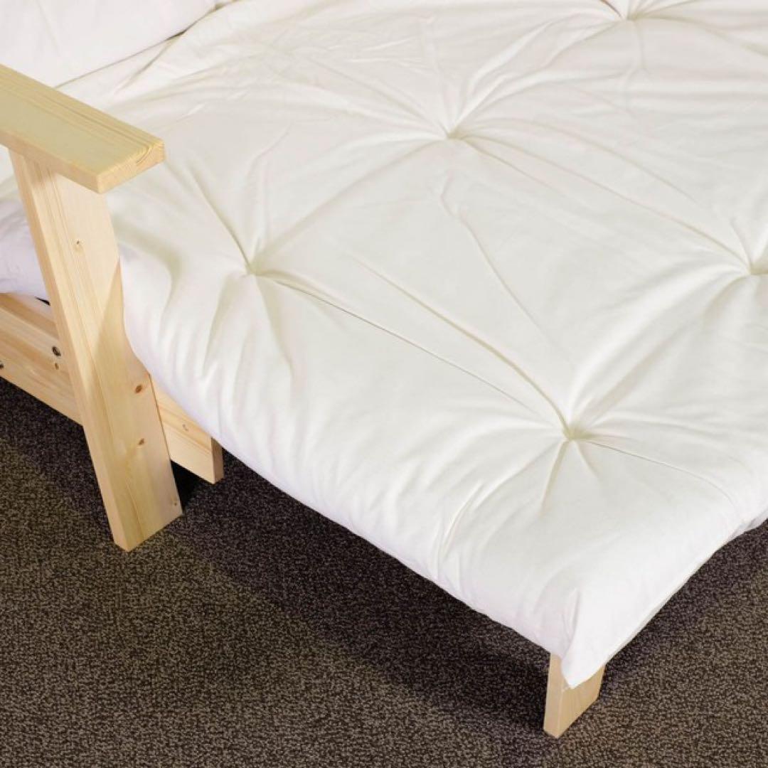 K新品 DINO ソファベッド 敷布団 単品 セミダブル 日本製 コットン 布団