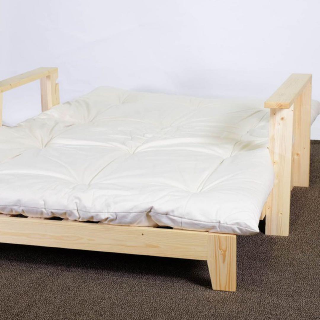 K新品 DINO ソファベッド 敷布団 単品 セミダブル 日本製 コットン 布団