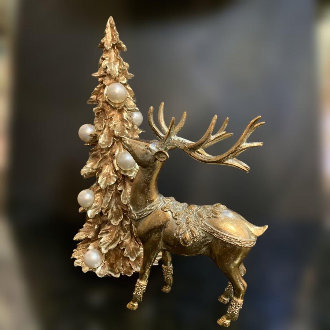 トナカイとツリーのセット