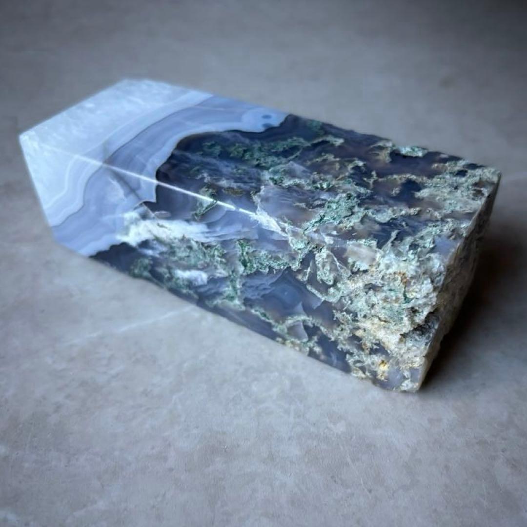 モスアゲート　タワー　ポイント　ドゥルージ　天然石