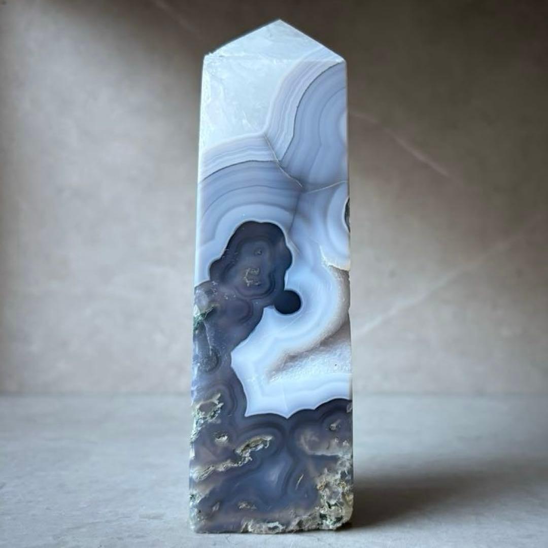 モスアゲート　タワー　ポイント　ドゥルージ　天然石