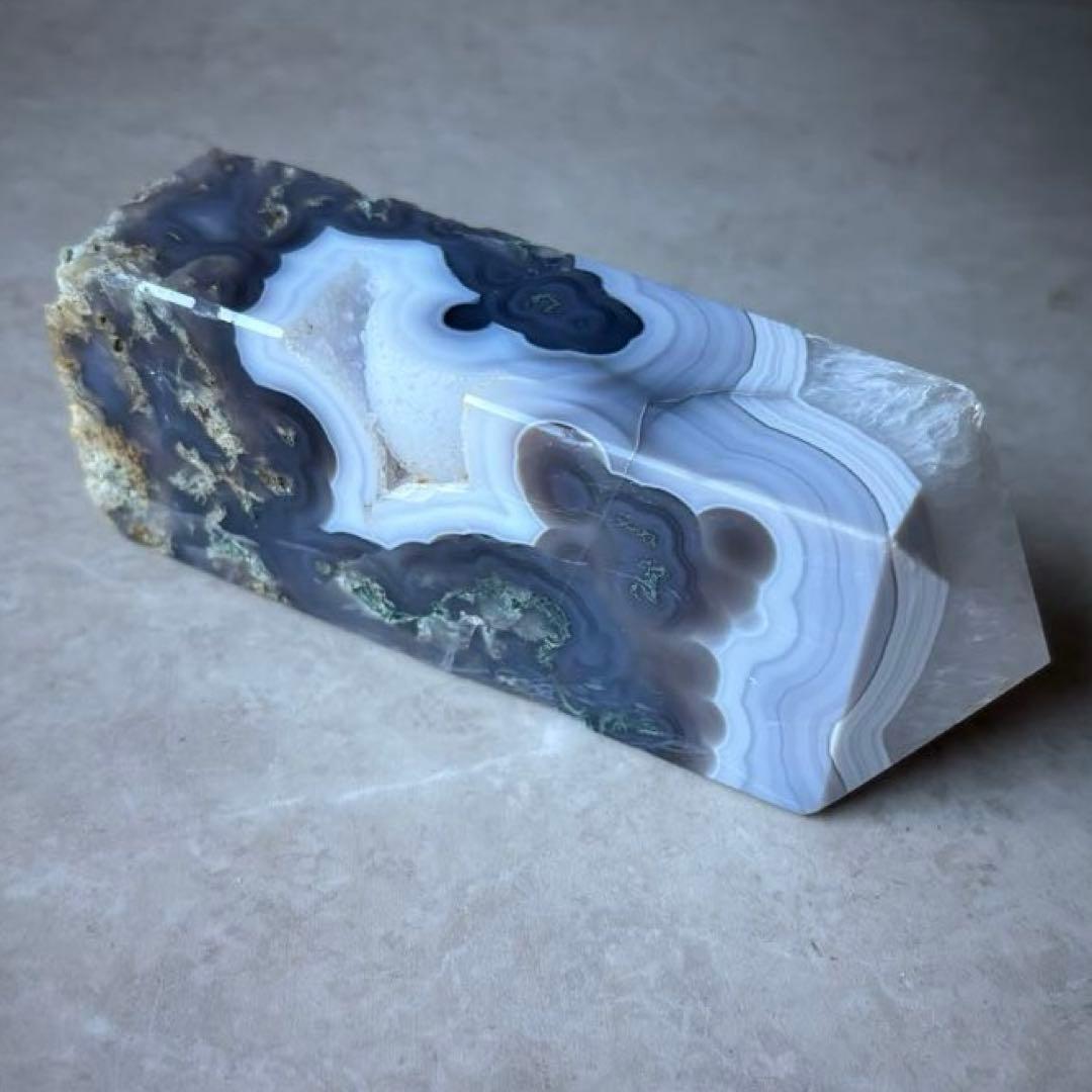 モスアゲート　タワー　ポイント　ドゥルージ　天然石