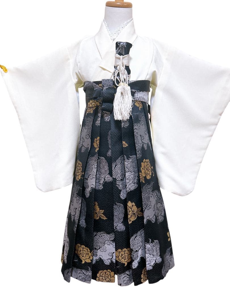 式部浪漫ブランド着物♡七五三　5歳　男の子　フルセット　一式　赤系