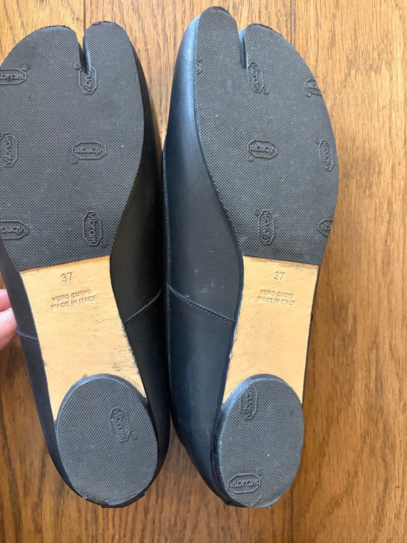 Maison Margiela 足袋バレエシューズ ブラック　37