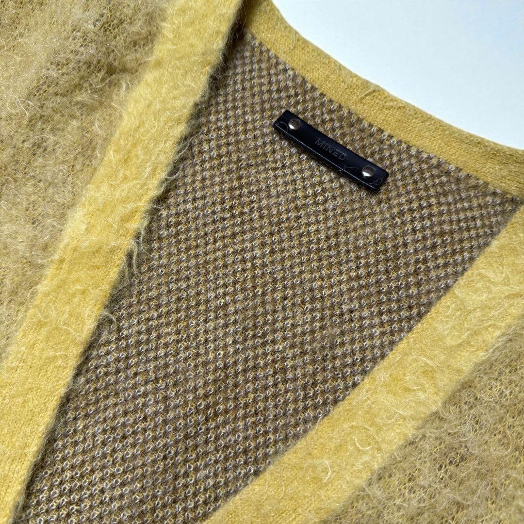 トップス MINEDENIM KID MOHAIR ARGYLE CARDIGAN