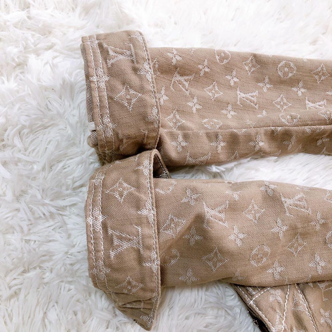ルイヴィトン LOUISVUITTON デニムライダース ジャケット モノグラム