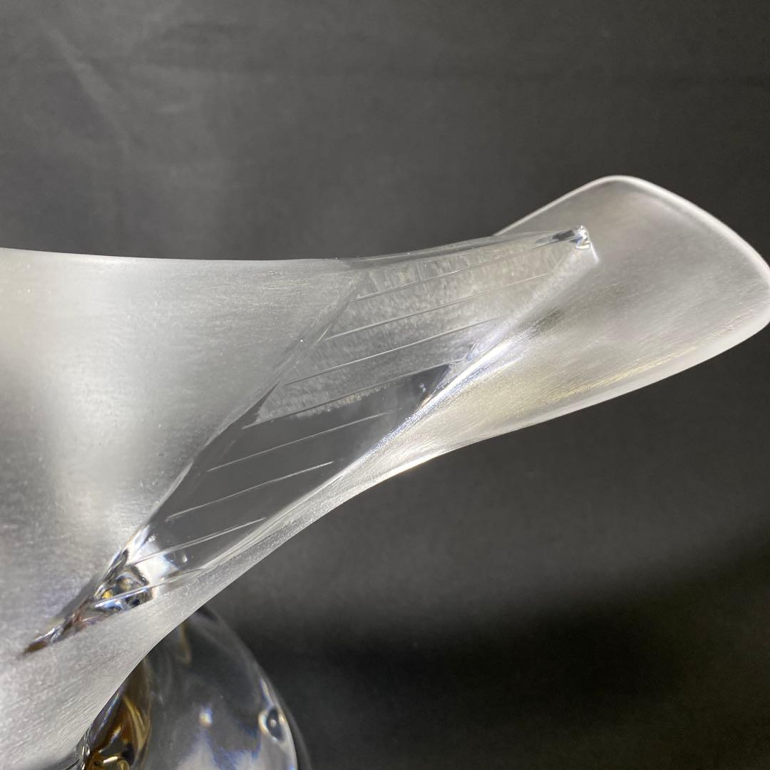 フランス　ラリック　クリスタル　ラージダック　アヒル　置物　オブジェ　美品