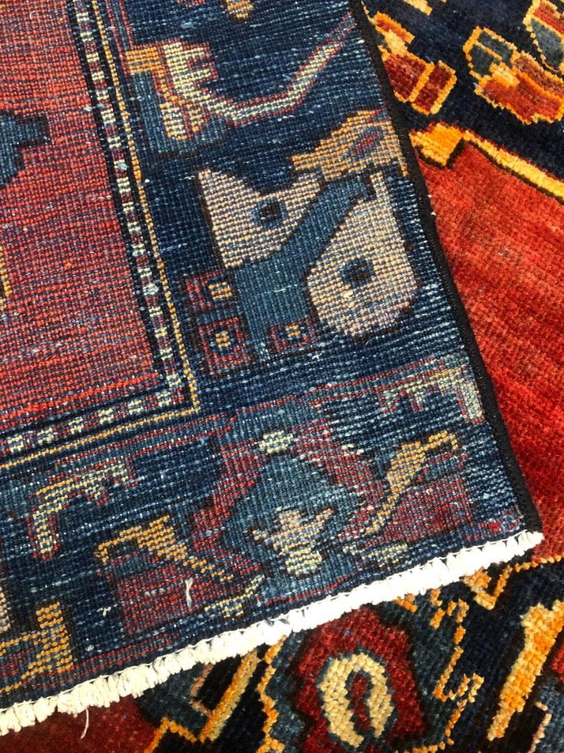 ペルシャ絨毯 ヴィンテージラグ 198×130cm 手織り オールドpersia