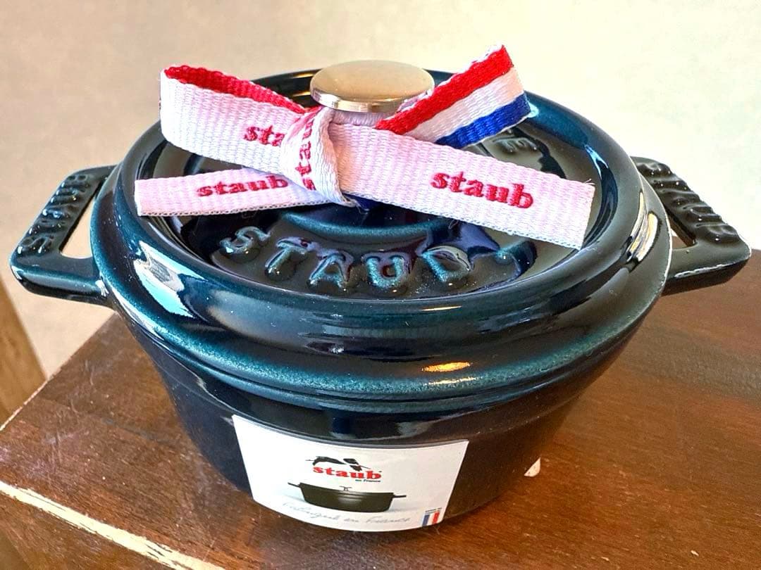 ストウブＳＴＡＵＢ限定色ラメール正規ココットラウンド１０ｃｍ新品未使用生涯保証付