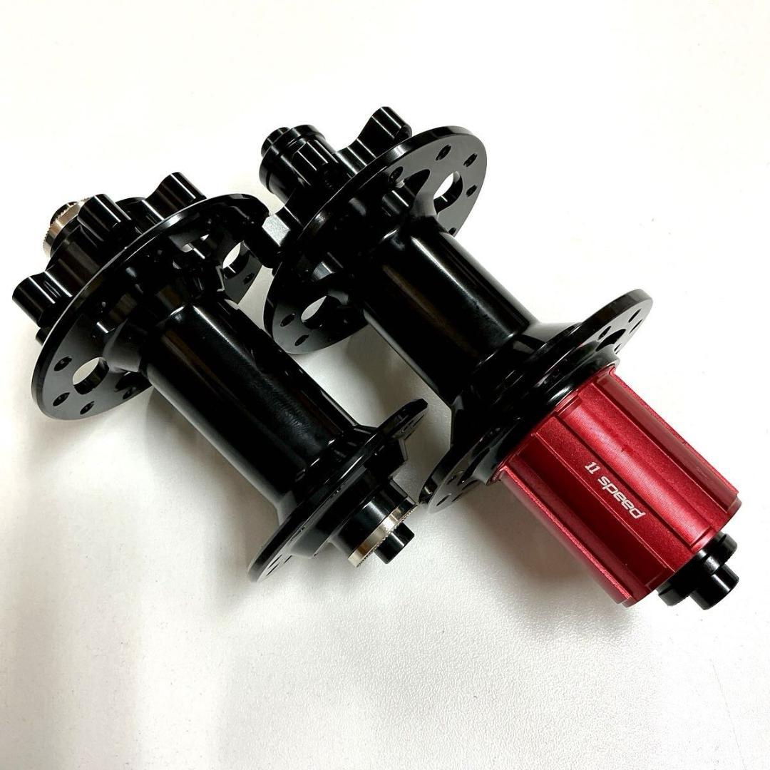 ディスクハブ 100/135mm　ブラック　シマノ11速用　超軽量　未使用新品