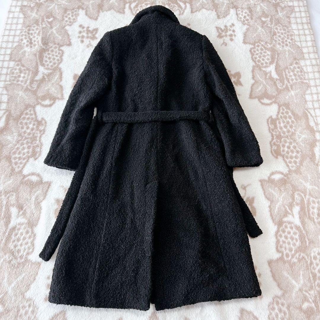 エンポリオアルマーニ ロング ボアコート ベルト テディベア ガウン 羽織り