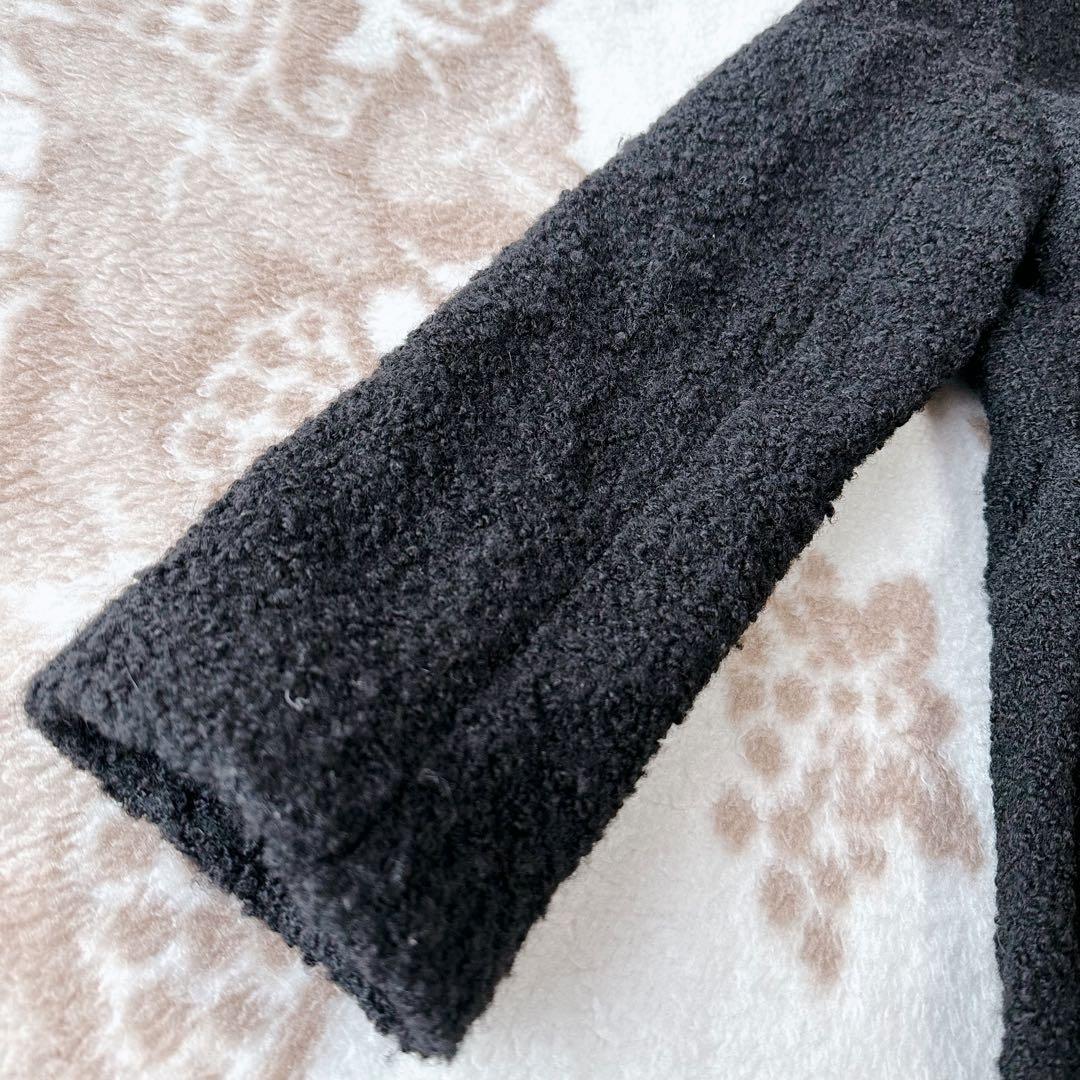 エンポリオアルマーニ ロング ボアコート ベルト テディベア ガウン 羽織り