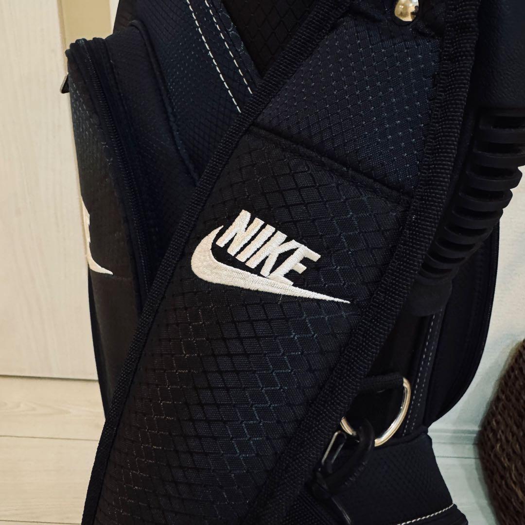NIKE ナイキゴルフ キャディバッグ9型6分割 ブラック 軽量