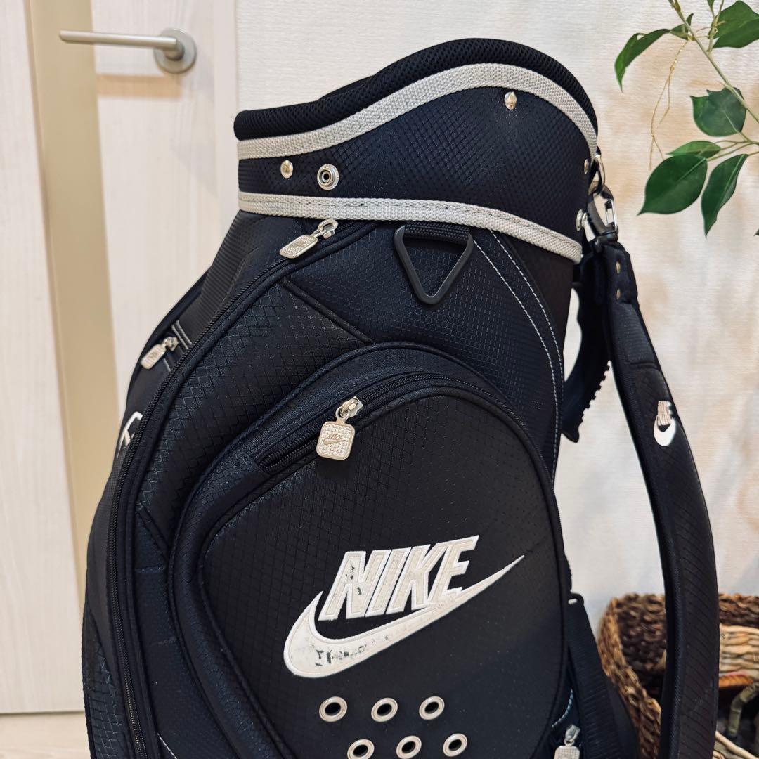 NIKE ナイキゴルフ キャディバッグ9型6分割 ブラック 軽量