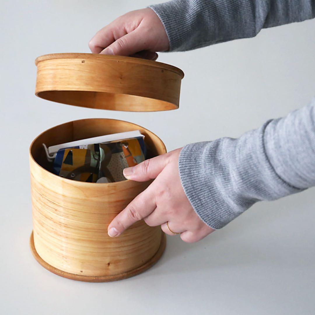 専用　【新品】 スカンジナビスク・ヘムスロイド ふた付バスケット