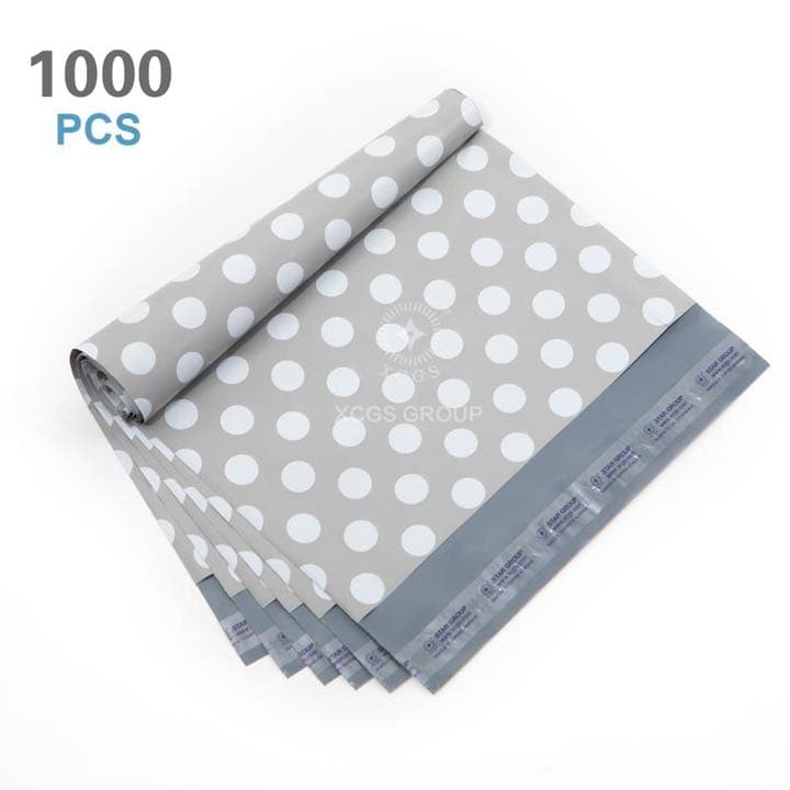 宅配ビニール袋 A4 1000枚入り ドット模様 250×325mm+50mm