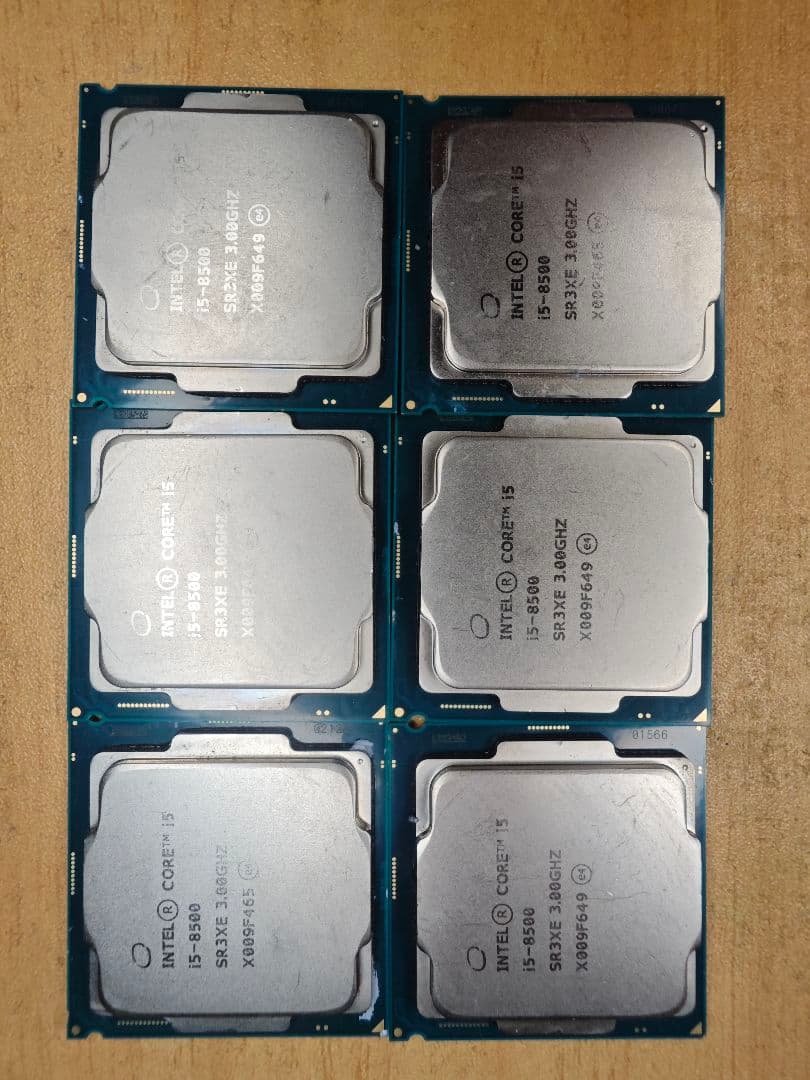 m*o様 Intel Core i5-8500 CPU 6個セット