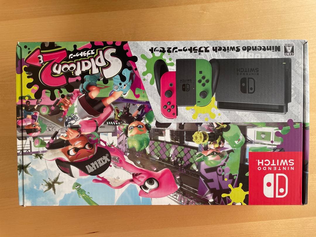 Nintendo Switchスプラトゥーン2セット、256GBのSDカード付き