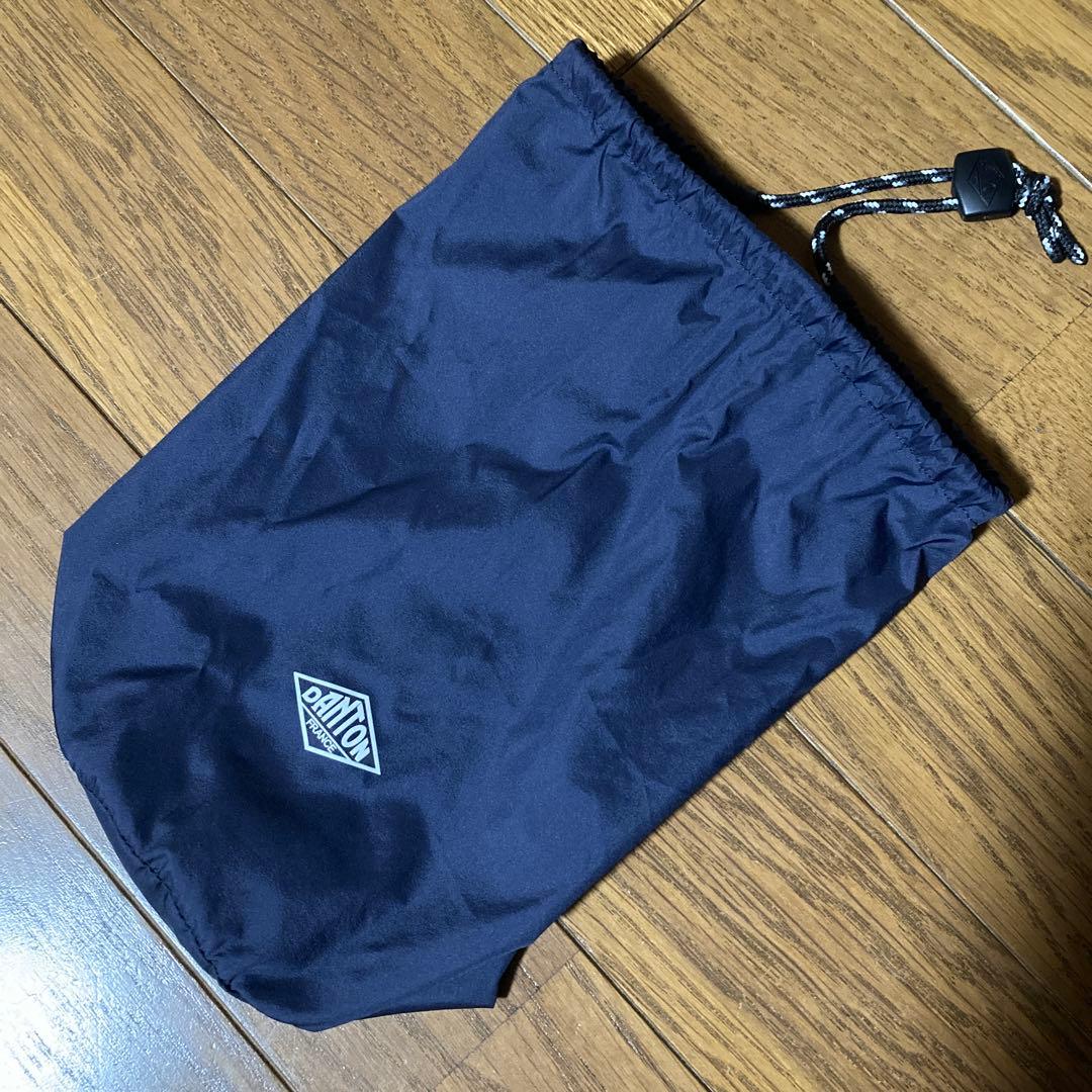 美品収納袋付きDANTON インナーダウン ベスト レディース クルーネック