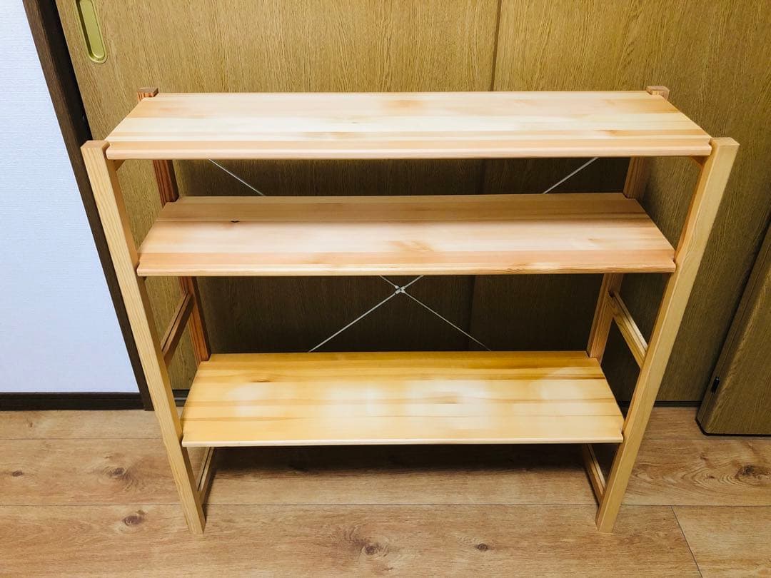 【値下げ】【早いもの勝ち】MUJI 無印　パイン材ユニットシェルフ　奥行25cm