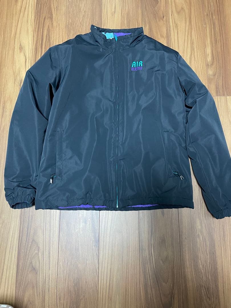 AIRBLASTER Double Puff Jacket XL 黒 パープル