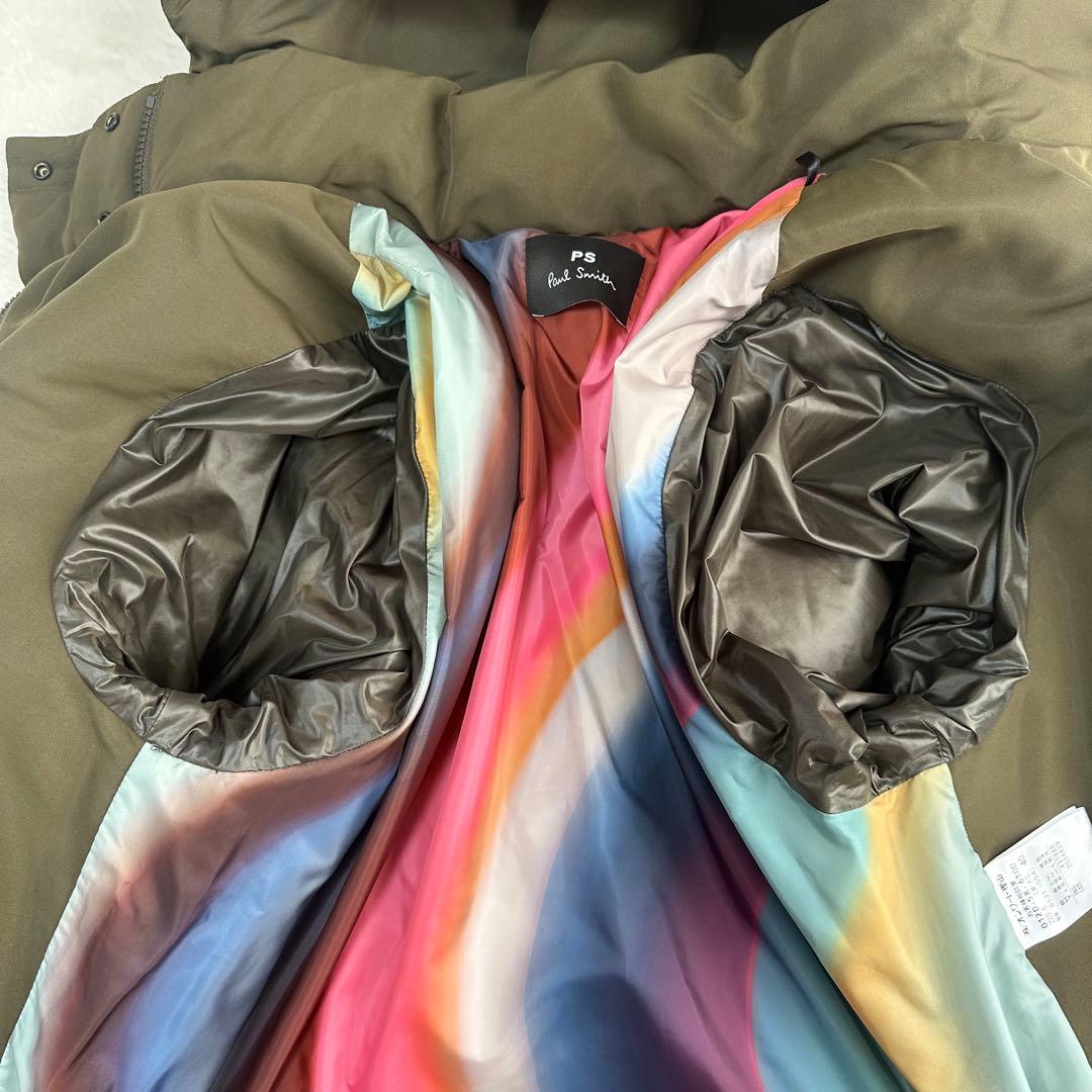 【極美品 Lサイズ】撥水 ポールスミス プルーフリサイクルドタフタ ダウンコート