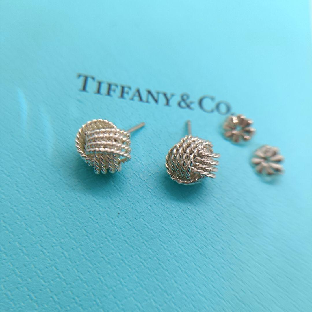 極美品✨️保存箱袋付　ピアス　サマセット　シルバー　ティファニー