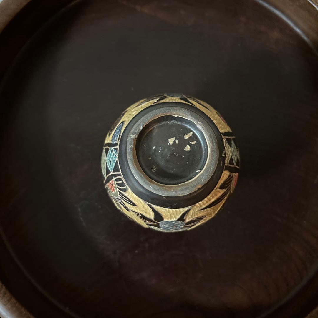 琉球　古典焼　小壺　④ 壺屋焼　やちむん　古民芸　アンティーク　骨董品検:李朝.