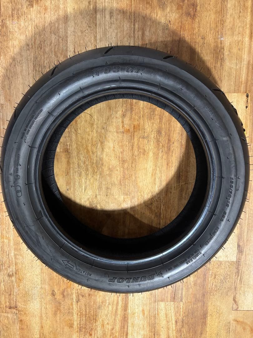 ダンロップ 120/70-12 　130/70-12 タイヤ前後セット　TT93