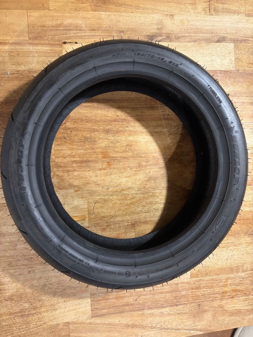 ダンロップ 120/70-12 　130/70-12 タイヤ前後セット　TT93