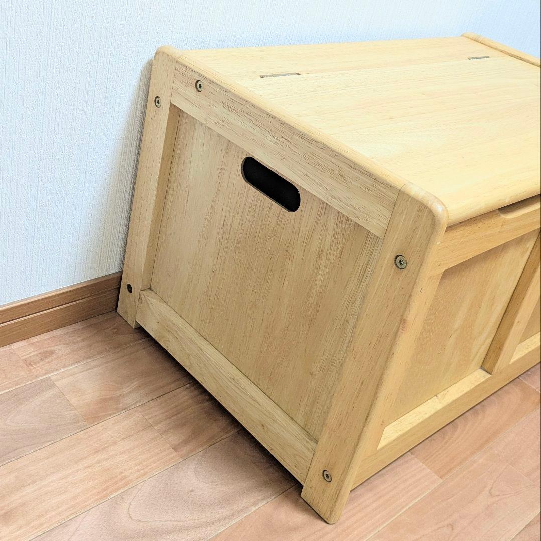 ☆お値下げ☆KATOJI カトージ 木製 おもちゃ箱 収納ボックス ナチュラル