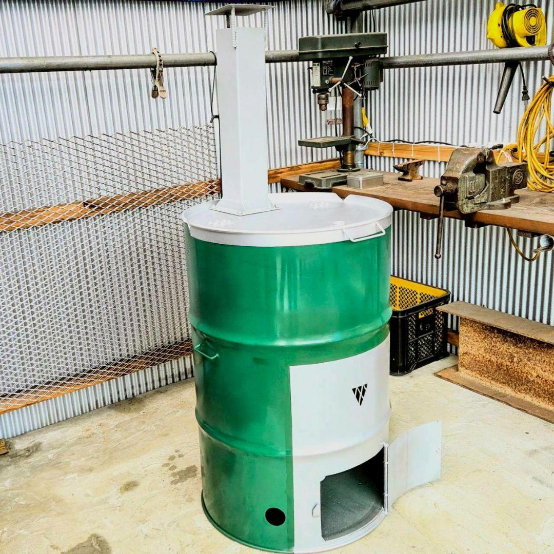 ドラム缶焼却炉 購入前に 説明文を 読みコメントください　よろしくお願いします