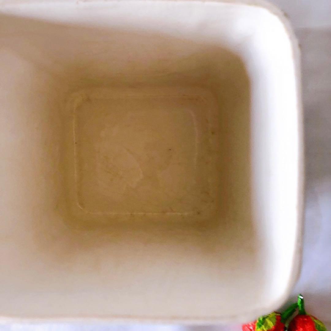 HBCM ベアン クレイユエモントロー バスク柄陶器キャニスタ アンティーク