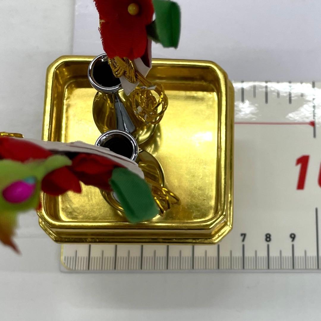 雛人形　桃の節句　本金箔押　ひな祭り飾り 道具セット　金色