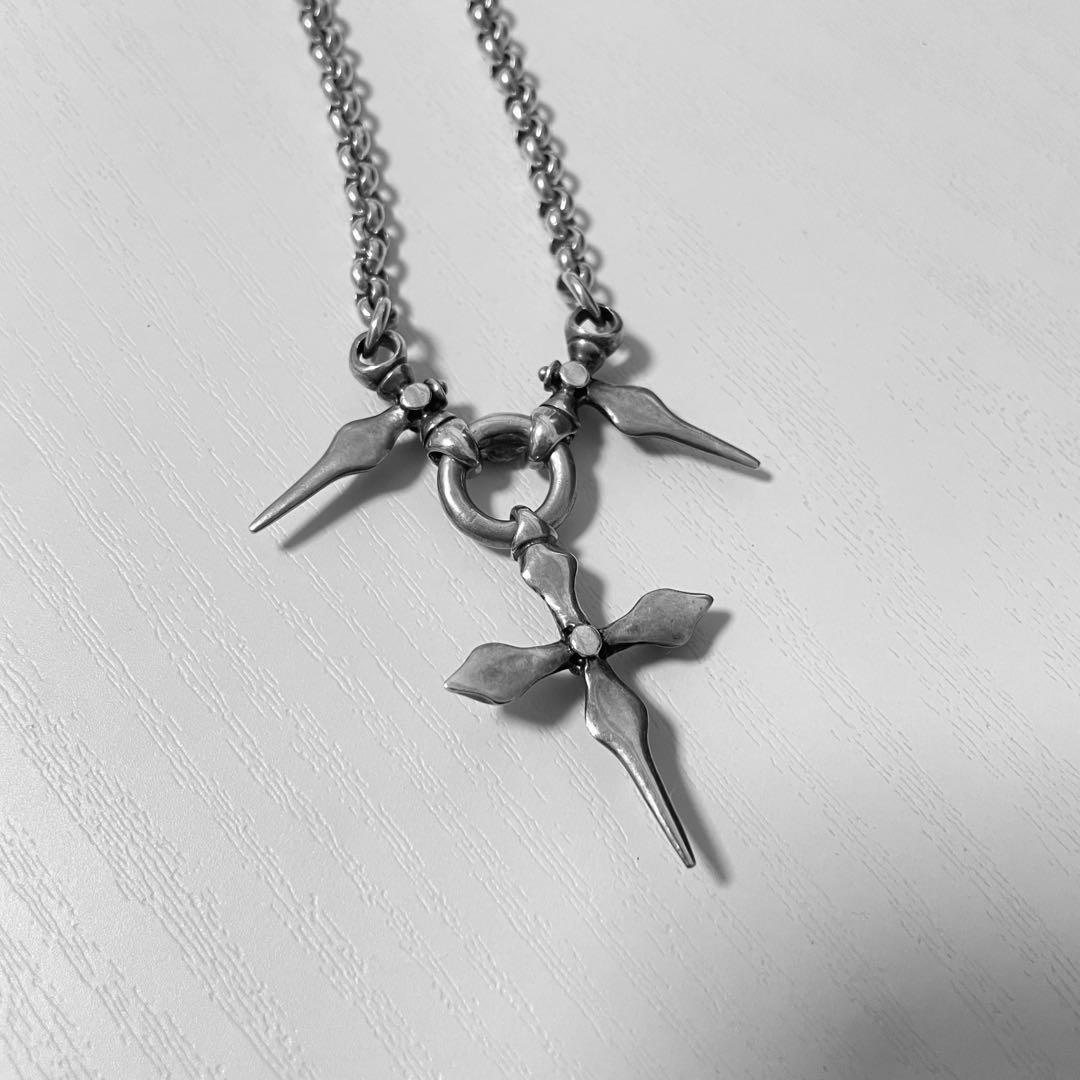 deaf breed T-53クロス925 ネックレス