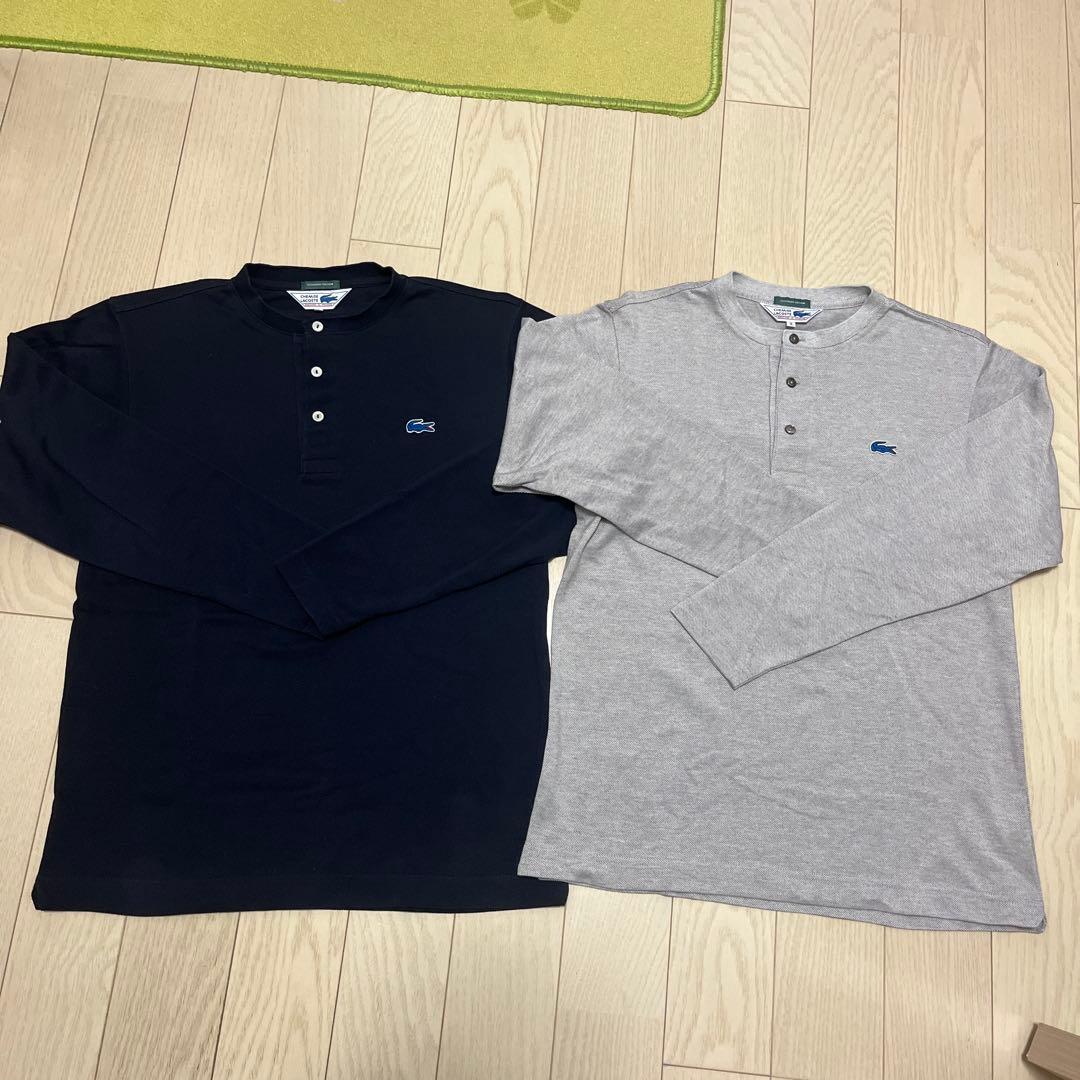 ラコステ　シップス別注　ヘンリーネック　2枚セット　サイズ2 サーモライト