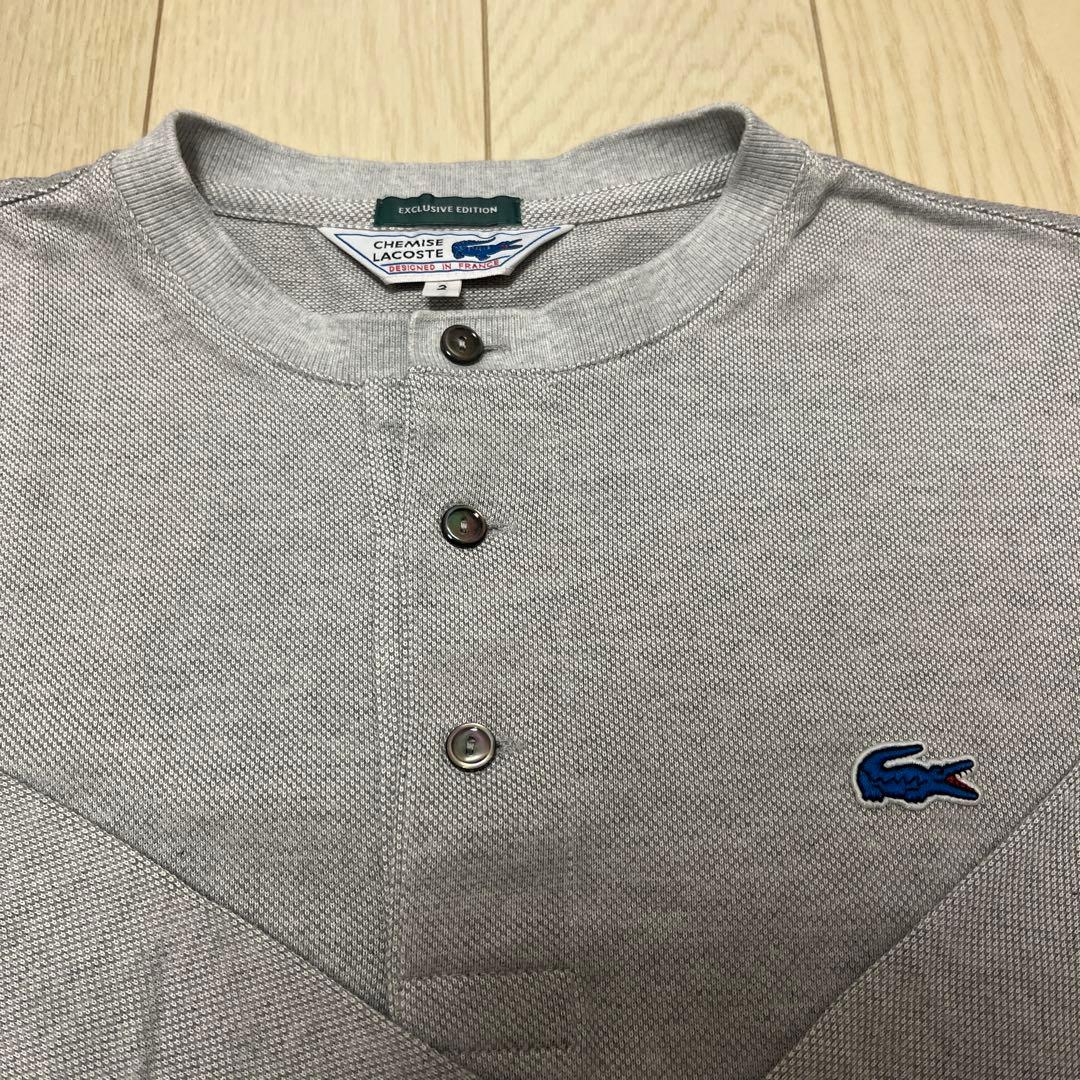 ラコステ　シップス別注　ヘンリーネック　2枚セット　サイズ2 サーモライト
