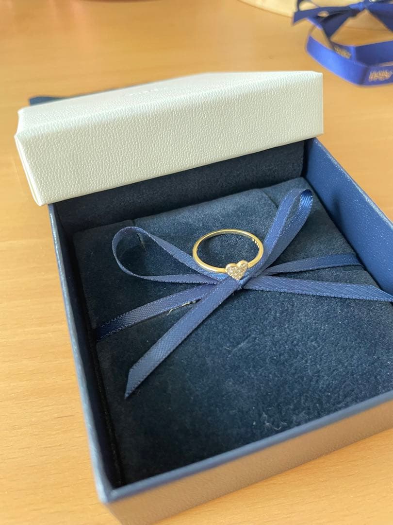 AHKAH ハートパヴェ　箱+販売証明書付