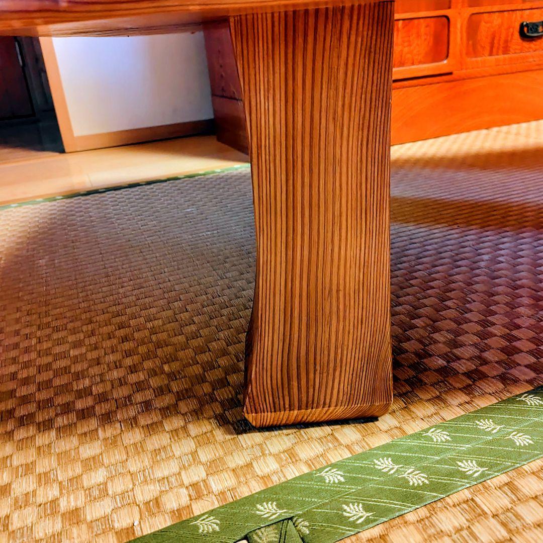 座卓 日光杉 並木杉 天然木 無垢材 一枚板 和室 テーブル