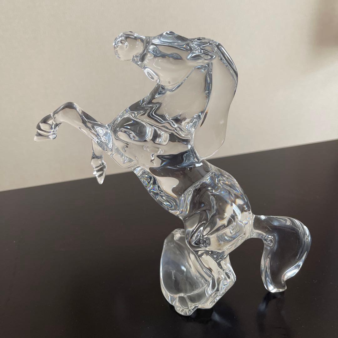 【本日終了SALE！大人気】Baccarat いななく馬　縁起物　躍動感 高級感